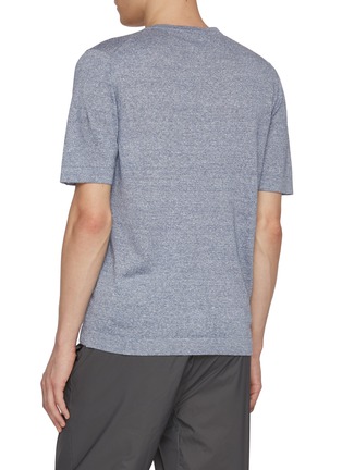 背面 - 点击放大 - EQUIL - Crewneck Flax Linen Cotton T-shirt