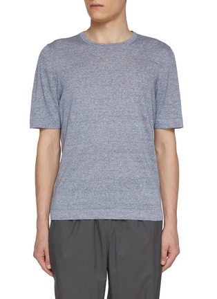 首图 - 点击放大 - EQUIL - Crewneck Flax Linen Cotton T-shirt