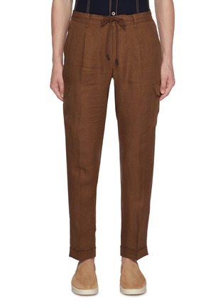 首图 - 点击放大 - EQUIL - Drawstring Flax Linen Pants