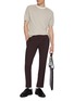 模特儿示范图 - 点击放大 - EQUIL - Contrast Crewneck Cotton Knit T-shirt