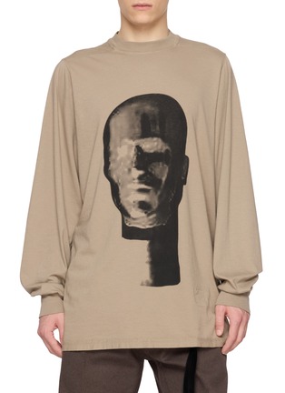 首图 - 点击放大 - RICK OWENS DRKSHDW - Head Print Cotton T-shirt