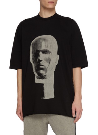 首图 - 点击放大 - RICK OWENS DRKSHDW - Head Print Cotton T-Shirt