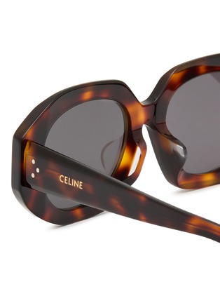 细节 - 点击放大 - CELINE - 3 DOTS 醋酸纤维太阳眼镜