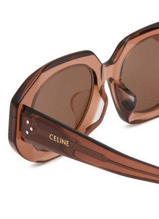 细节 - 点击放大 - CELINE - 3 DOTS 醋酸纤维太阳眼镜