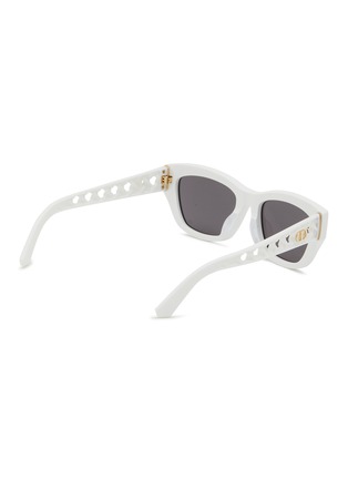 模特儿示范图 - 点击放大 - DIOR - Verydior S2F Acetate Angular Sunglasses