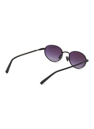 模特儿示范图 - 点击放大 - GAST - Jade Metal Oval Sunglasses