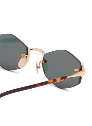 细节 - 点击放大 - GAST - Lunar Metal Irregular Sunglasses