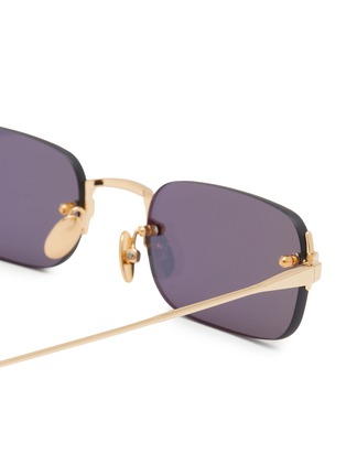 细节 - 点击放大 - GAST - Astro Metal Rectangle Sunglasses