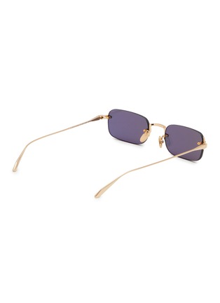 模特儿示范图 - 点击放大 - GAST - Astro Metal Rectangle Sunglasses