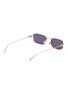 模特儿示范图 - 点击放大 - GAST - Astro Metal Rectangle Sunglasses