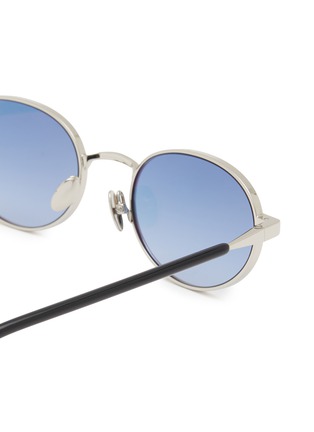 细节 - 点击放大 - GAST - Jade Metal Oval Sunglasses