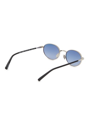 模特儿示范图 - 点击放大 - GAST - Jade Metal Oval Sunglasses