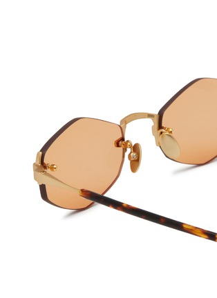 细节 - 点击放大 - GAST - Lunar Metal Irregular Sunglasses