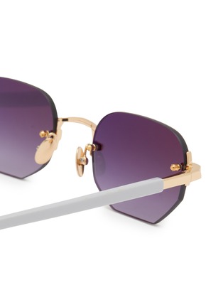 细节 - 点击放大 - GAST - Moonstone Metal Irregular Sunglasses