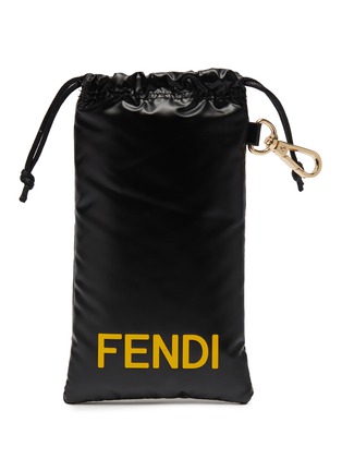 细节 - 点击放大 - FENDI - Lettering Acetate Angular Sunglasses