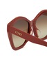 细节 - 点击放大 - FENDI - Lettering Acetate Angular Sunglasses