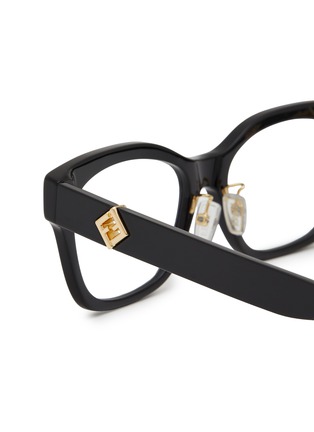 细节 - 点击放大 - FENDI - FF Diamonds Acetate Angular Optical Glasses
