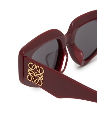细节 - 点击放大 - LOEWE - Anagram Acetate Cat Eye Sunglasses