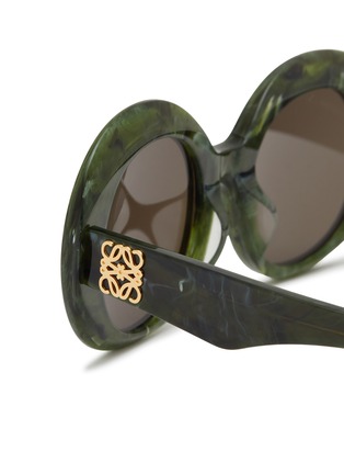 细节 - 点击放大 - LOEWE - Anagram Acetate Round Sunglasses