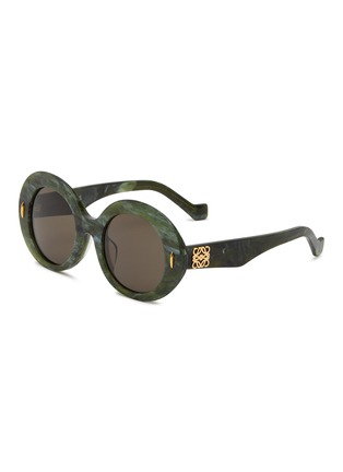 首图 - 点击放大 - LOEWE - Anagram Acetate Round Sunglasses