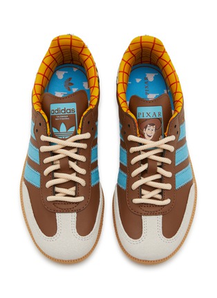 模特儿示范图 - 点击放大 - ADIDAS - x Disney Pixar Samba Low Top Toddler's Sneakers