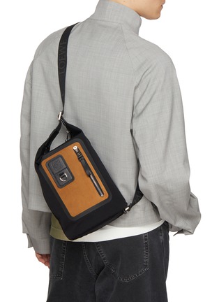 正面 -点击放大 - LOEWE - Small Flex Loop Canvas Suede Bucket Bag