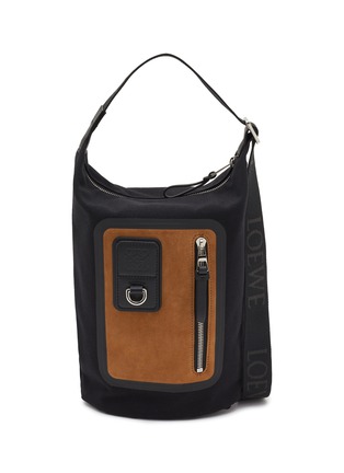 首图 - 点击放大 - LOEWE - Small Flex Loop Canvas Suede Bucket Bag