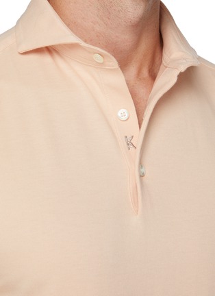  - J∞QUALITY  - Botanical Dye Cotton Polo Shirt