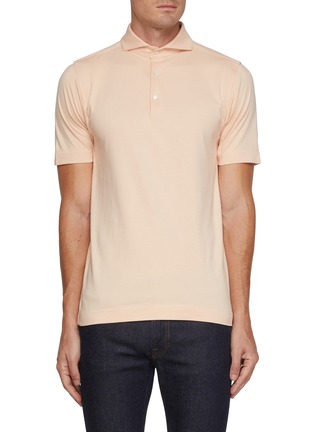 首图 - 点击放大 - J∞QUALITY  - Botanical Dye Cotton Polo Shirt