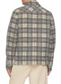 背面 - 点击放大 - MONCLER - Checkered Zip Up Shirt Jacket