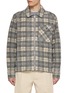 首图 - 点击放大 - MONCLER - Checkered Zip Up Shirt Jacket