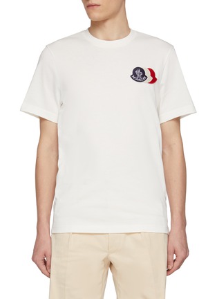 首图 - 点击放大 - MONCLER - LOGO 刺绣纯棉 T 恤