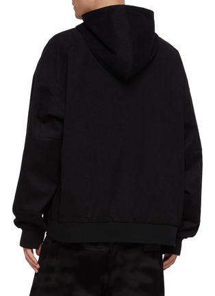 背面 - 点击放大 - JUUN.J - Oversized Faux Suede Hoodie