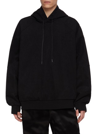 首图 - 点击放大 首图 - 点击放大 - JUUN.J - Oversized Faux Suede Hoodie