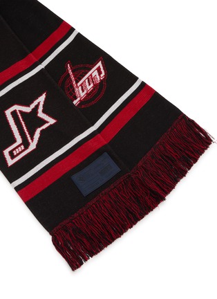 细节 - 点击放大 - JUUN.J - Hockey Graphic Scarf