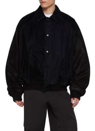 首图 - 点击放大 首图 - 点击放大 - JUUN.J - 拼接牛仔夹克