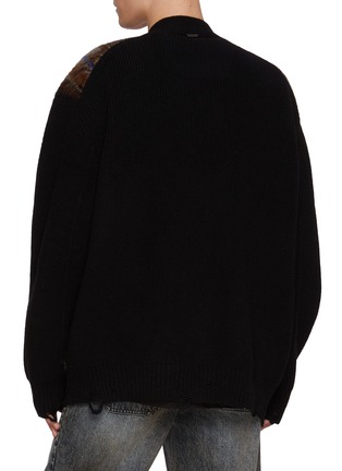 背面 - 点击放大 - JUUN.J - 格纹针织开衫