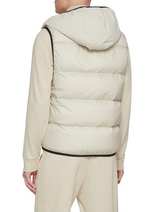 背面 - 点击放大 - MONCLER - Quilted Hooded Longue Saison Down Gilet