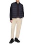 模特儿示范图 - 点击放大 - MONCLER - Puffer Insert Zip Up Jacket