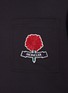  - MONCLER - Embroidered Rose Patch Pocket Cotton T-Shirt