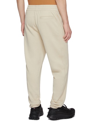 背面 - 点击放大 - MONCLER - Logo Patch Cotton Fleece Sweatpants