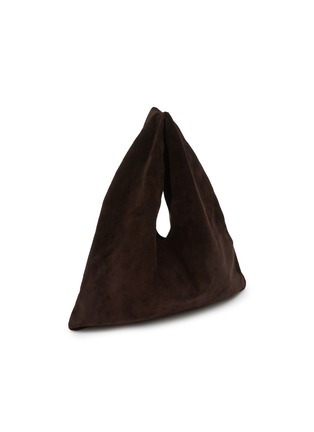 模特儿示范图 - 点击放大 - THE ROW - 小号 BINDLE 绒面皮手袋