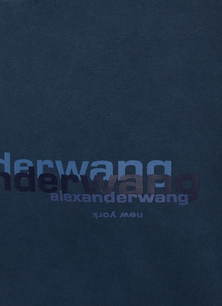  - ALEXANDERWANG - LOGO 印花纯棉 T 恤