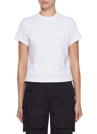 首图 - 点击放大 - ALEXANDERWANG - LOGO 印花纯棉 T 恤