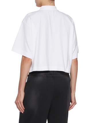 背面 - 点击放大 - ALEXANDERWANG - LOGO 刺绣纯棉 POLO 衫