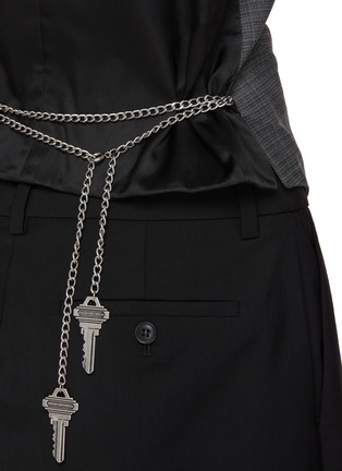  - ALEXANDERWANG - 钥匙链条拼接马甲