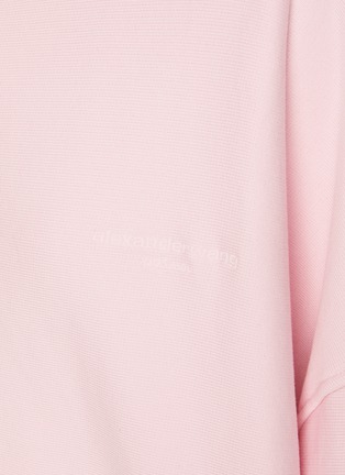  - ALEXANDERWANG - A 字双拉链连帽纯棉卫衣