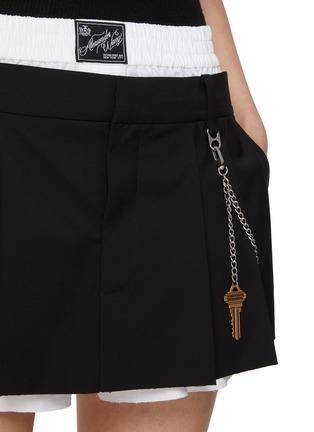  - ALEXANDERWANG - 假两件百褶短裙裤