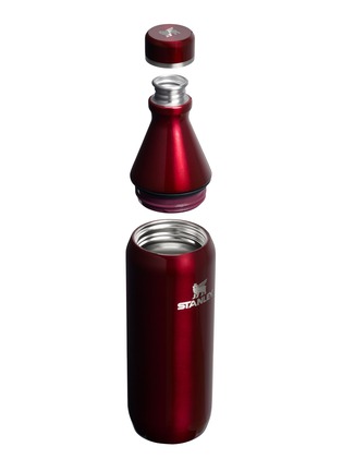 细节 –点击放大 - STANLEY - All Day Slim Bottle 20 Oz — Garnet Shine