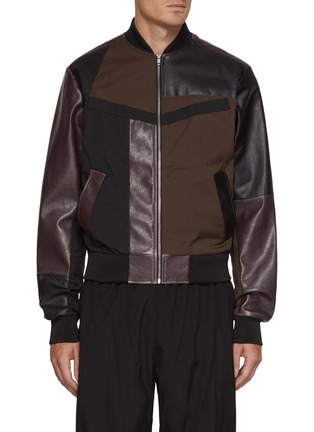 首图 - 点击放大 - MM6 MAISON MARGIELA - 拼接拉链夹克